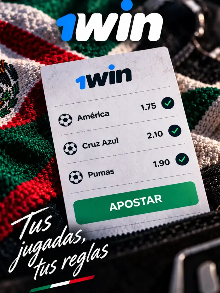 Ilustración de deportes de 1win para México