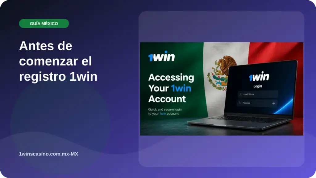 Antes de comenzar el registro 1win illustration